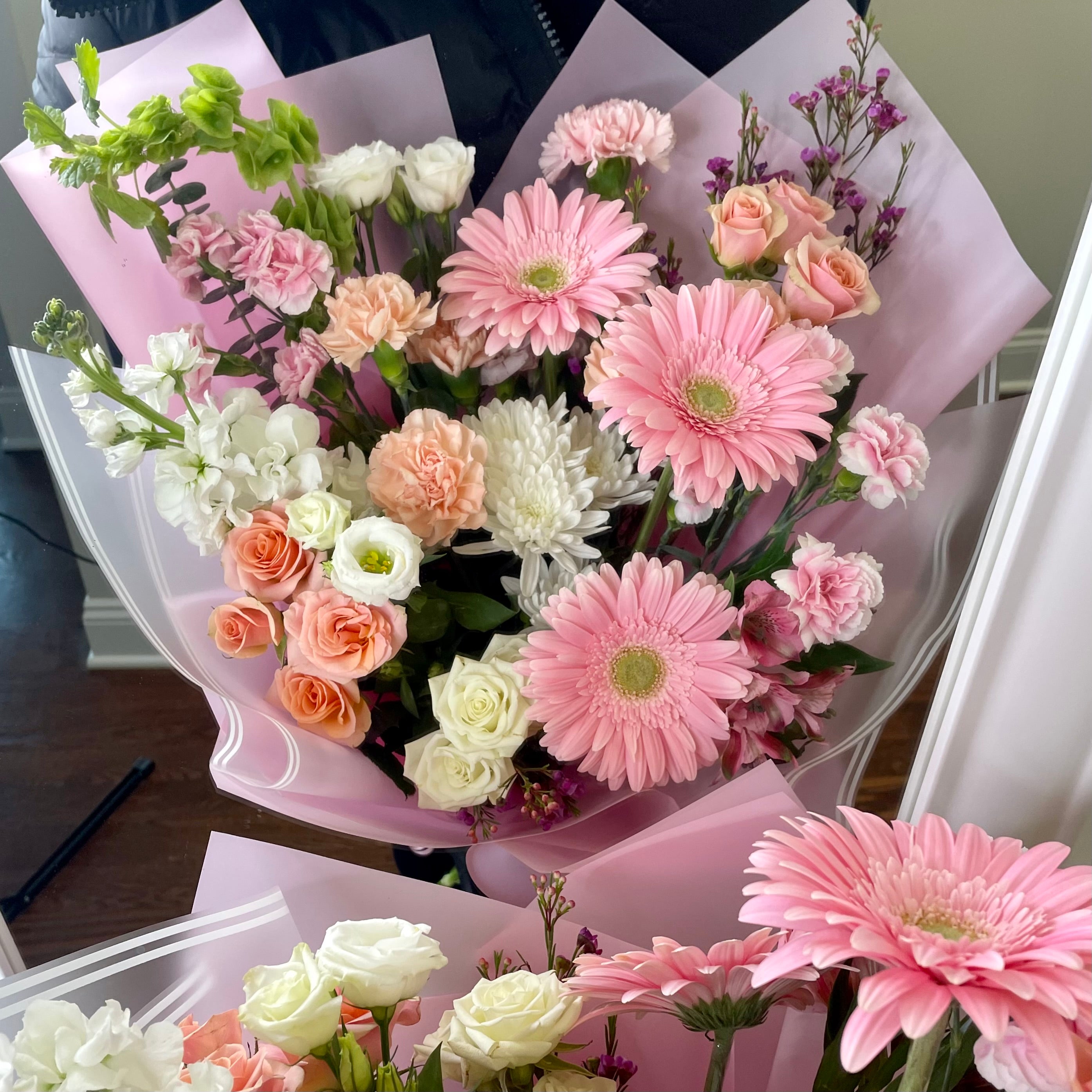 Bouquet Wrapped Pink